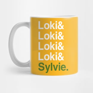 Loki & Sylvie Variants (dark) Mug